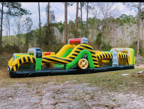 Caution 42FT Long 12 Wide Obstacle Course