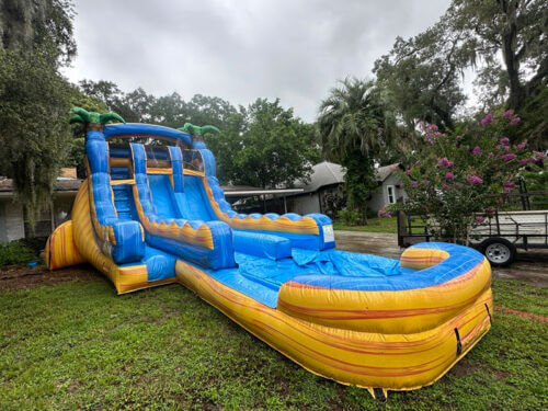 Tropical Dual Slide16FT w/ Pool