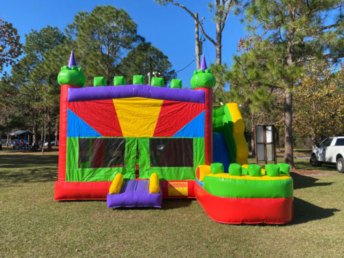 5 In 1 Multi Combo Wet Or Dry 12ft Slide Wet Or Dry 5 In 1 Multi Combo Wet Or Dry W 12ft Slide And Pool Area