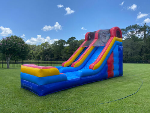 Multi Dual Slide 16ft Tall 28ft Long W Splash Area