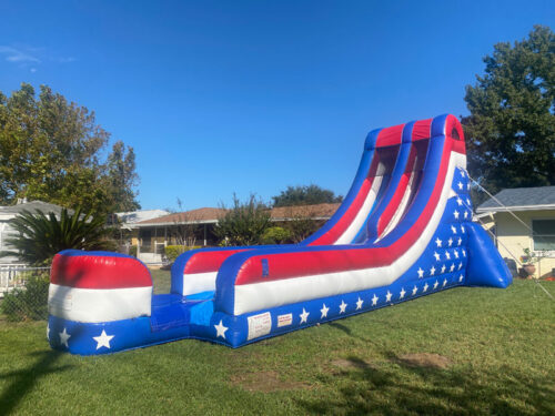 Usa 22ft Tall 35ft Long Single Lane Slide W Splash Area 